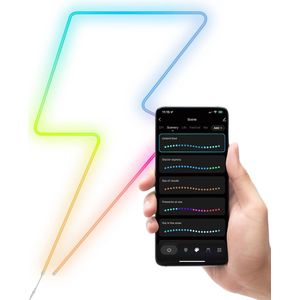 Trust GXT904 VYBZ RGB Light Rope – RGB licht slang - met App & Afstandsbediening - 5 meter - Neon LED - Led lamp - Wandlamp binnen - Game Verlichting - Amazon Alexa & Google Assistant