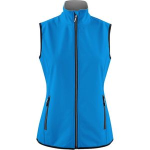 Printer Softshell Bodywarmer Vest Trial Lady 2261060 Oceaanblauw - Maat XS