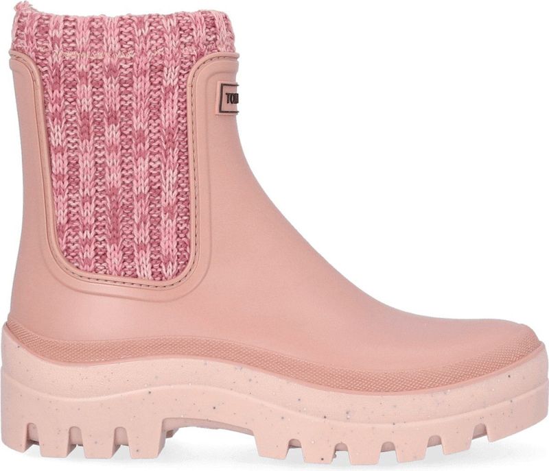 TONI PONS Camos Rubberlaarzen voor dames, waterdicht, antislip zool, regenlaarzen, Chelsea laarzen, Roze, 36 EU