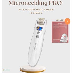 Dermaroller voor Huid & Haar – Microneedling Roller tegen Haaruitval, Littekens & Rimpels – Professionele 0.5 mm Naaldjes – Geschikt voor Gezicht & Hoofdhuid