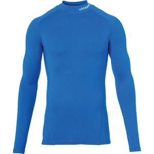 Uhlsport Distinction Pro Baselayer Shirt Opstaande Kraag Heren - Royal | Maat: XL