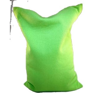 Ecologisch Kersenpitkussen 30 x 20 cm (Groen), voor soepele spieren en ontspanning - Groen - wasbaar hoesje
