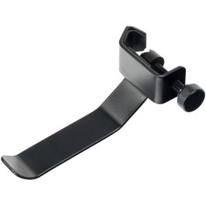 Unyqoos® Stalen hoofdtelefoonhouder voor microfoonstandaard met veelzijdig gebruik