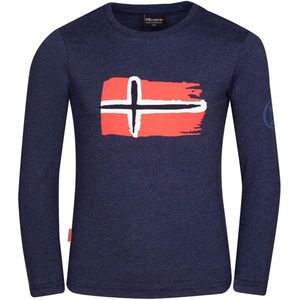 Trollkids Oslo T-shirt Met Lange Mouwen Blauw 116 cm