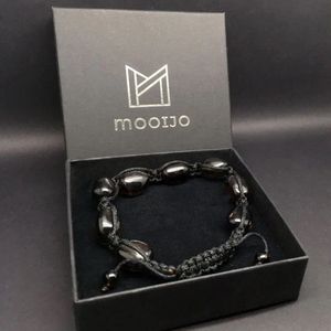 Mooijo Shamballa Rookkwarts armband