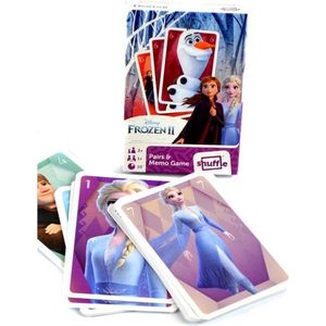 Frozen II memory en black peter kaartspel