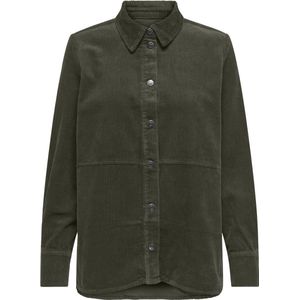 JDY - Blouse - Corduroy - Effen - Lange Mouw - Losse Pasvorm