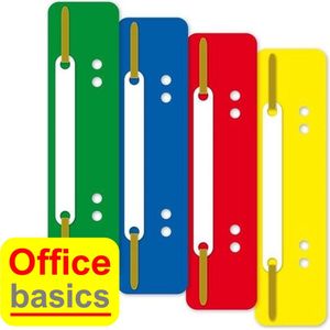 Snelhechtstrip Office Basics - PP - 100 stuks - assorti