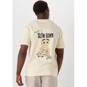 Anerkjendt - Akkiki Enduring Tee - T-shirt - Beige - Katoen