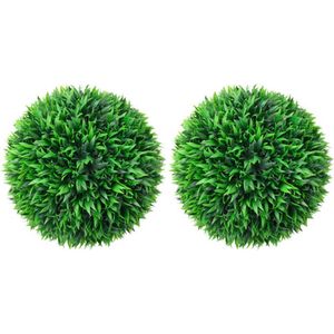 vidaXL - Kunstbuxusbollen - 2 - st - 47 - cm