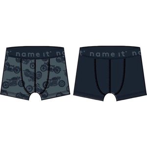 Name it 2-pak jongens boxershort - Turbulence Bike - 128