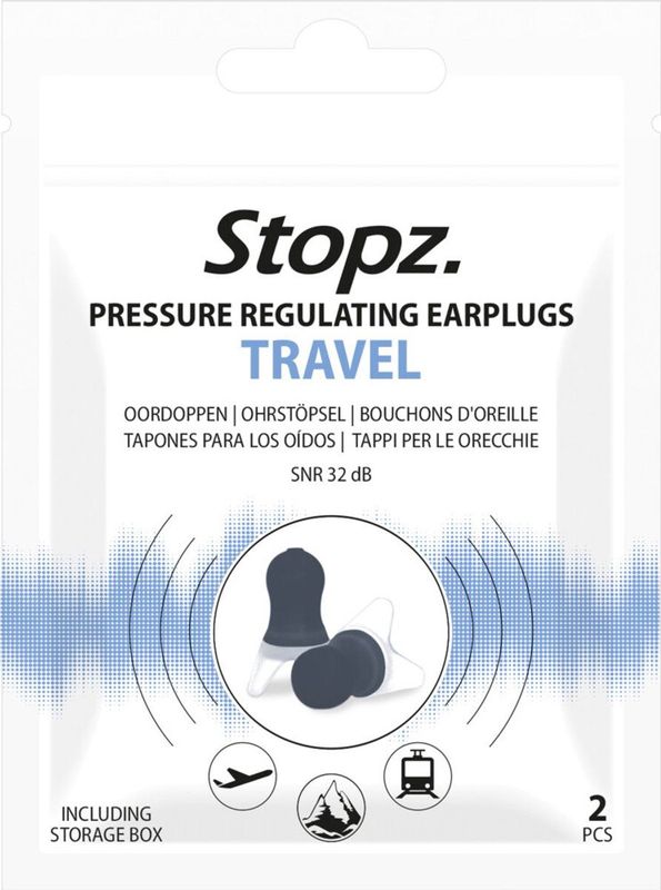 Stopz. - Travel - Oordoppen - Voordeelverpakking - 2 x 2 stuks