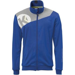 Kempa Core 2.0 Poly Jacket Royal Blauw-Donker Grijs Melange Maat 4XL