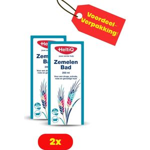2 x HeltiQ Zemelen Bad 200 ml - Voordeelverpakking!
