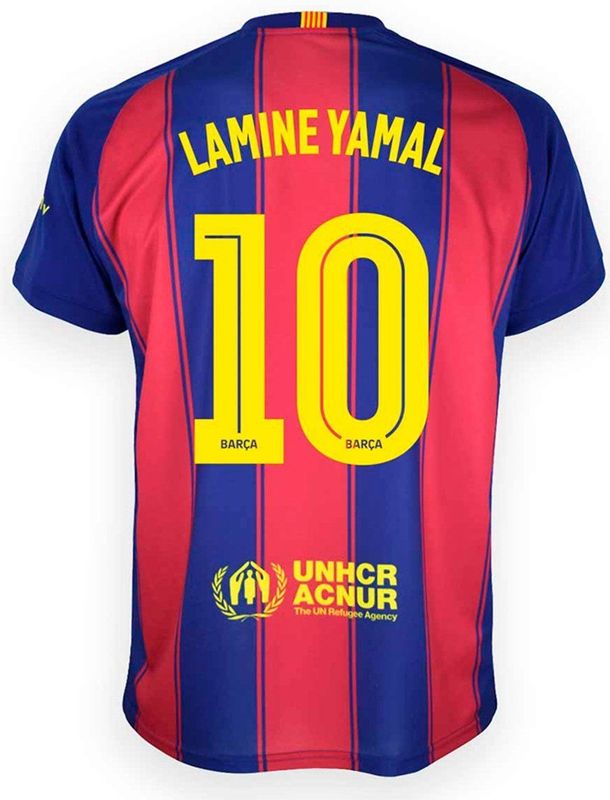 FC Barcelona - 25/26 Lamine Yamal - Thuis Korte Mouw T-shirt - Junior