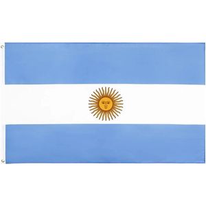 VlagDirect - Argentijnse vlag - Argentinië vlag - 90 x 150 cm.