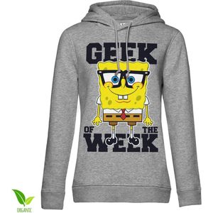 SpongeBob Squarepants Geek Of The Week Girls Hoodie Damen Heather-Grey-S