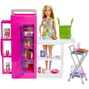 Barbie - Catering speelset - Barbie keukenavonturen - Modepop