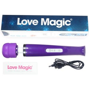 Love magic® Wand 20 standen Vibrator USB oplaadbaar en 230 Volt. draadloos / wireless.