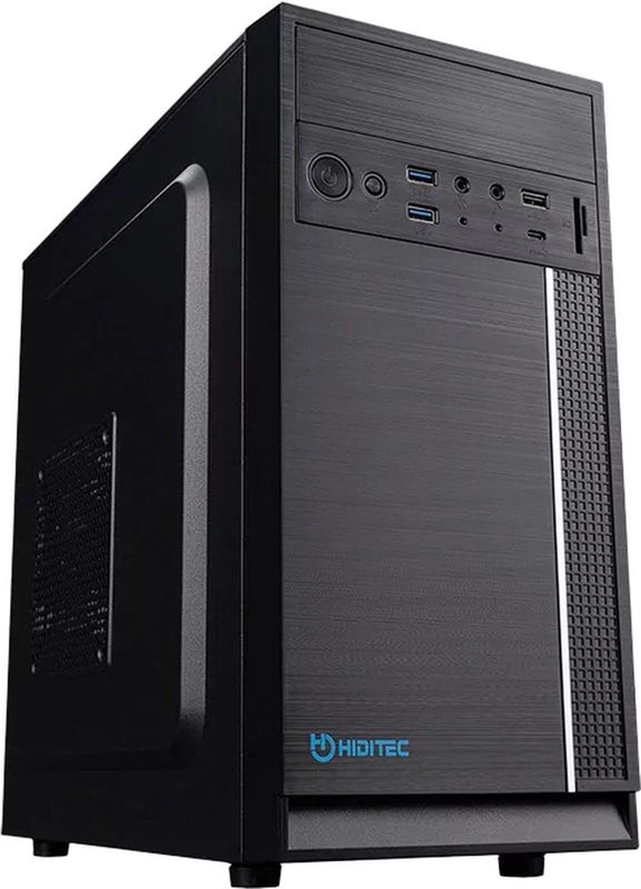 Hiditec - Q5 PRO - PC Behuizing - Zwart - Midi Tower - ABS, SPCC