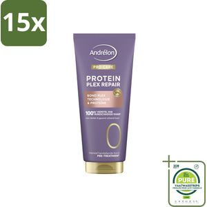 15 x Andrélon – Pre-Treatment – Pro Care Protein Plex Repair – 170 ml - Grootverpakking - Haarbescherming - Haarherstel - Pre-shampoo Behandeling - Proteïne - Bond Plex Technologie