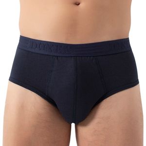 3 Pack DONEX® Heren slips - Basic - Katoen - Marinblauw Maat M
