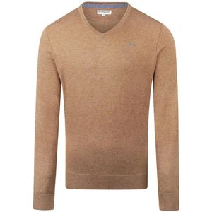 McGregor Trui V Neck Sweater Mm999 1201 01 3500 Walnut Mannen Maat - S