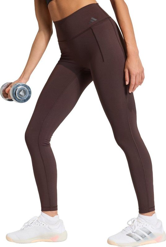 adidas Performance Optime Workout Full Length Legging - Dames - Bruin