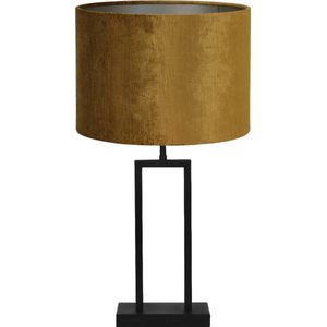Light & Living Tafellamp Shiva/Gemstone - Zwart/Goud - Ø30x62cm -