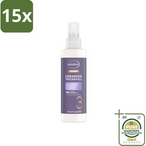 15 x Andrélon – Leave-In Spray – Pro Care Ceramide Thick & Full – 200 ml - Grootverpakking - Haarspray - Ceramide - Haarverzorging - Haarversterking - Haaruitval