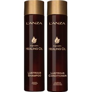 L'ANZA Keratin Healing Oil Lustrous Duo Set - 300+250ml