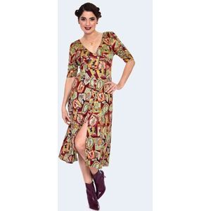 Voodoo Vixen - Tarot Print Lange jurk - S - Multicolours