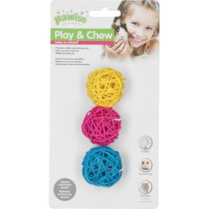 Pawise nibblers-willow chews-balls without bell