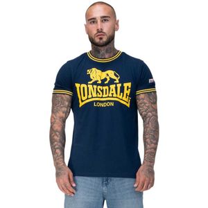Lonsdale - Lees T-shirt - Blauw - Korte Mouwen - Man