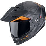 Scorpion - ADX-2 - Systeemhelm - Zwart Oranje - Polycarbonaat