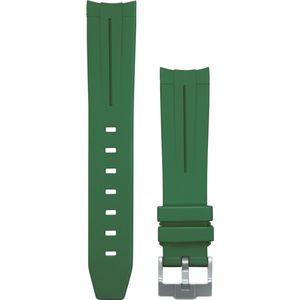 MoonSwatch horlogebandje - Groen Striped