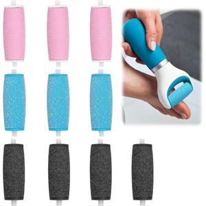 10 Vervangende Rollers - Compatibel met Scholl Velvet Smooth - Puimsteen Voetroller Navullingen - Voor Elektrische Pedicures - Eeltverwijdering