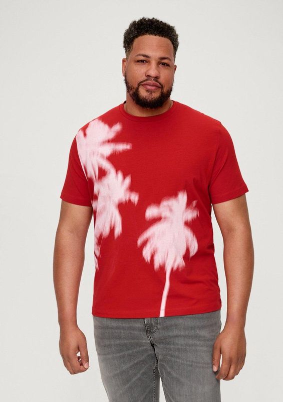 s.Oliver Shirt  rood / wit