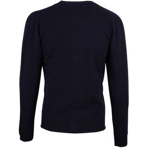 William Lockie - Lamswol Vest - Donkerblauw - Effen - Met Knopen