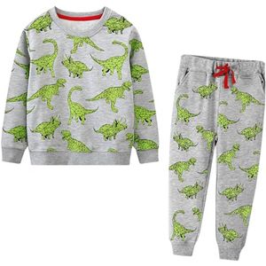 Comfortabele Trainingspakken voor Kinderen met Diermotief | Uniseks Sport Outfit 2-7 Jaar