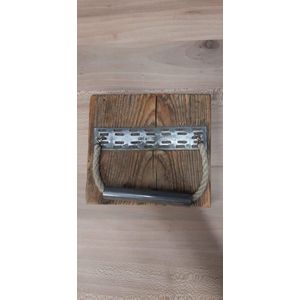 Toiletrolhouder - steigerhout