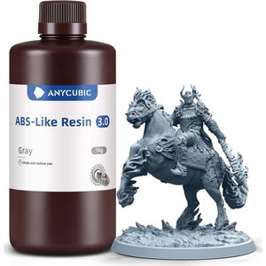 ABS-Like Resin 3.0 voor 3D-printer - Hoge hardheid, taaiheid en precisie - Geurarm, 1 kg