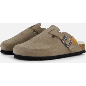 Ann Rocks Instappers taupe Suede - Maat 36