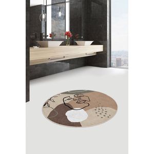 Badmat antislip 2 stuk set - 60x100 & 50x60 - Wc mat - Toiletmat - Vogels en vogelhuisje - Deurmat - De Groen Home