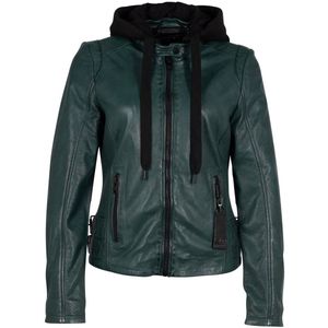 Gipsy G2W Alya Dames Lederen jas - donkergroen - S