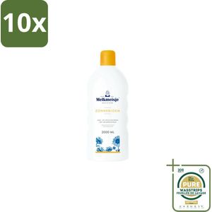 10 x Melkmeisje – Bad & Douchecrème – Zonnebloem – 2000 ml - Grootverpakking - Koffiezetapparaat
