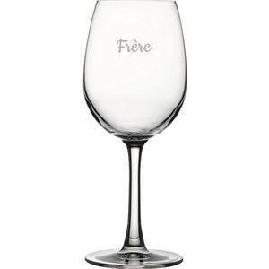Witte wijnglas gegraveerd - 36cl - Frere