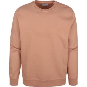 Colorful Standard - Sweater Organic Bruin - Heren - Maat S - Regular-fit