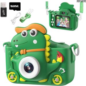 RFWR® Kindercamera met 2 inch display en 1080p video voor kinderen van 3 tot 12 jaar