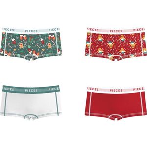 Pieces Dames short - 4-Pack - Christmas Time - XS